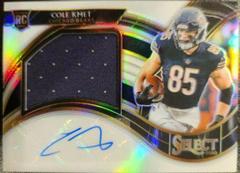 Cole Kmet [White Prizm] Football Cards 2020 Panini Select Rookie Swatches Prices