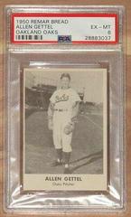 Allen Gettel Baseball Cards 1950 Remar Bread Oakland Oaks Prices