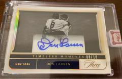 Don Larsen Baseball Cards 2022 Panini Three and Two Timeless Moments Prices