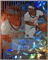 Trent Frazier [Blue Ice] Basketball Cards 2022 Panini Chronicles Draft Picks Illusions Rookie Signs Prices