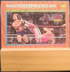 Rowdy Roddy Piper vs Bret Hart [February] Wrestling Cards 1996 WWF Magazine Prices