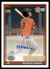 Hudson Haskin Baseball Cards 2021 Topps Pro Debut Prices