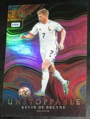 Kevin De Bruyne [Pink] Soccer Cards 2022 Panini Select FIFA Unstoppable Prices