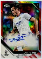 Gareth Bale [Red Refractor] Soccer Cards 2021 Topps Chrome UEFA Champions League Autographs Prices