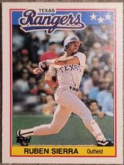 Ruben Sierra #71 Baseball Cards 1988 Topps American Prices