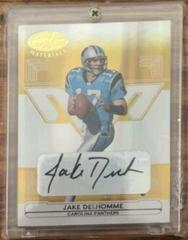 Jake Delhomme [Mirror Gold Autograph] #21 Football Cards 2006 Leaf Certified Materials Prices