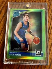 Luka Doncic [Lime Green] Basketball Cards 2018 Panini Donruss Optic Prices