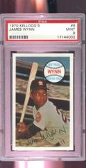 James Wynn #9 Baseball Cards 1970 Kellogg's Prices