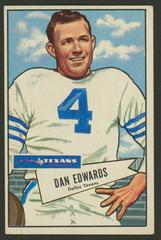 Dan Edwards Football Cards 1952 Bowman Large Prices