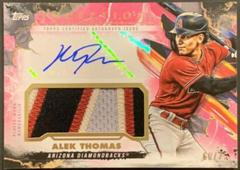 Alek Thomas [Magenta] Baseball Cards 2023 Topps Inception Autograph Patch Prices