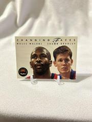 Changing Faces Moses Malone & Shawn Bradley Basketball Cards 1993 Skybox Premium Prices