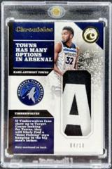 Karl Anthony Towns [Gold] Basketball Cards 2017 Panini Chronicles Prices