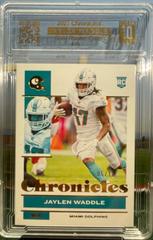 Jaylen Waddle [Gold] Football Cards 2021 Panini Chronicles Prices