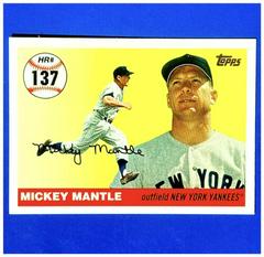 Mickey Mantle #137 Baseball Cards 2006 Topps Mantle Home Run History Prices