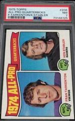 F.Tarkenton, K.Stabler [All Pro Quarterbcks] Football Cards 1975 Topps Prices