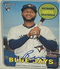 Richard Urena #RU Baseball Cards 2018 Topps Heritage Real One Autographs Prices