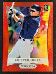 Chipper Jones [Red Prizm] #100 Baseball Cards 2012 Panini Prizm Prices