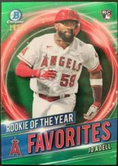 Jo Adell [Green Refractor] #RRY-JA Baseball Cards 2021 Bowman Chrome Rookie of the Year Favorites Prices