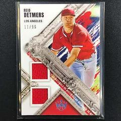 Reid Detmers [Silver] #DKM-RD Baseball Cards 2022 Panini Diamond Kings DK Materials Prices