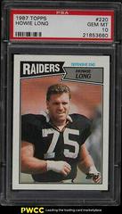 Howie Long Football Cards 1987 Topps Prices