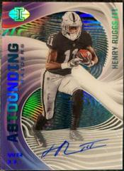 Henry Ruggs III [Autograph] #A9 Football Cards 2020 Panini Illusions Astounding Prices