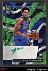 Aaron Wiggins [Green] #AA-AWG Basketball Cards 2021 Panini Spectra Aspiring Autographs Prices