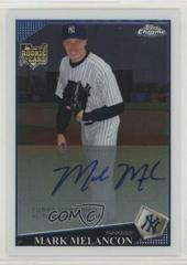 Mark Melancon [Autograph] Baseball Cards 2009 Topps Chrome Prices