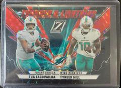 Tua Tagovailoa , Tyreek Hill [Red] #TL-TUT Football Cards 2022 Panini Zenith Thunder and Lightning Prices