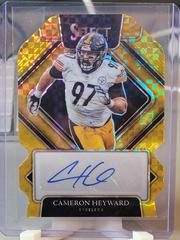 Cameron Heyward [Gold Die Cut] #SIP-CHE Football Cards 2021 Panini Select Signatures Prizm Prices