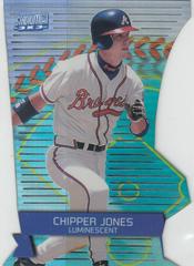 Chipper Jones [Luminescent] #5A Baseball Cards 2000 Stadium Club 3X3 Prices