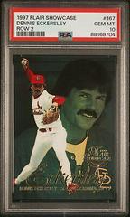 Dennis Eckersley [Row 2] #167 Baseball Cards 1997 Flair Showcase Prices