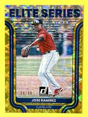 Jose Ramirez [Gold] Baseball Cards 2022 Panini Donruss Elite Series Prices