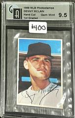 Denny McLain [Hand Cut] Baseball Cards 1969 MLB Photostamps Prices