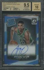 Jayson Tatum [Autograph Holo] #198 Basketball Cards 2017 Panini Donruss Optic Prices