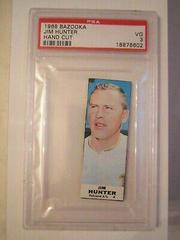 Jim Hunter [Hand Cut] Baseball Cards 1968 Bazooka Prices