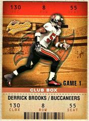 Derrick Brooks Football Cards 2003 Fleer Authentix Prices