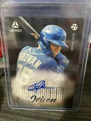Jeison Guzman #LA-JG Baseball Cards 2021 Panini Chronicles Luminance Autographs Prices