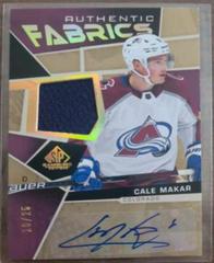 Cale Makar [Autograph] Hockey Cards 2021 SP Game Used Authentic Fabrics Prices