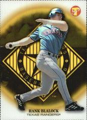 Hank Blalock [Gold Refractor] #101 Baseball Cards 2002 Topps Pristine Prices