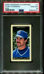 Ryne Sandberg [Mini] Baseball Cards 2009 Goodwin Champions Prices