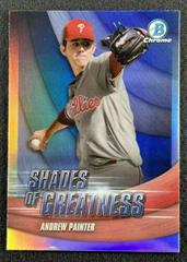 Andrew Painter Baseball Cards 2022 Bowman Chrome Shades of Greatness Prices