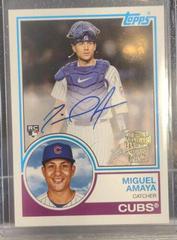 Miguel Amaya Baseball Cards 2023 Topps Archives 1983 Fan Favorites Autographs Prices