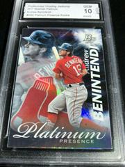 Andrew Benintendi #PP-ABE Baseball Cards 2017 Bowman Platinum Presence Prices