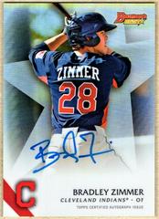 Bradley Zimmer [Refractor] #BZ Baseball Cards 2015 Bowman's Best of Autographs Prices
