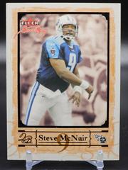 Steve McNair [Black] #63 Football Cards 2004 Fleer Sweet Sigs Prices