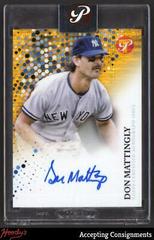 Don Mattingly [Refractor] #PA-DMA Baseball Cards 2022 Topps Pristine Autographs Prices