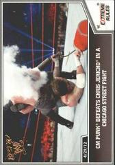 CM Punk Defeats Chris Jericho in a Chicago Street Fight [Bronze] Wrestling Cards 2013 Topps Best of WWE Prices