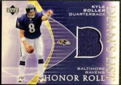 Kyle Boller ##DL-BO Football Cards 2003 Upper Deck Honor Roll Dean's List Jersey Prices