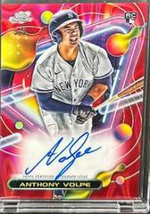 Anthony Volpe [Red] #RA-AV Baseball Cards 2023 Topps Chrome Rookie Autographs Prices