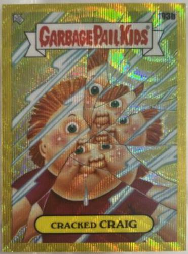 Cracked CRAIG [Yellow Refractor] #193b 2022 Garbage Pail Kids Chrome